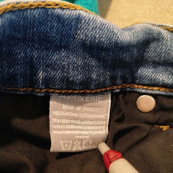 Ash & Erie Straight Leg Jeans Mens 31x28 Blue Stretch Denim Medium Wash - Picture 9 of 14